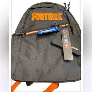 Fortnite 18” Kids Black‎ School Backpack - Padded Laptop Sleeve (NWT)